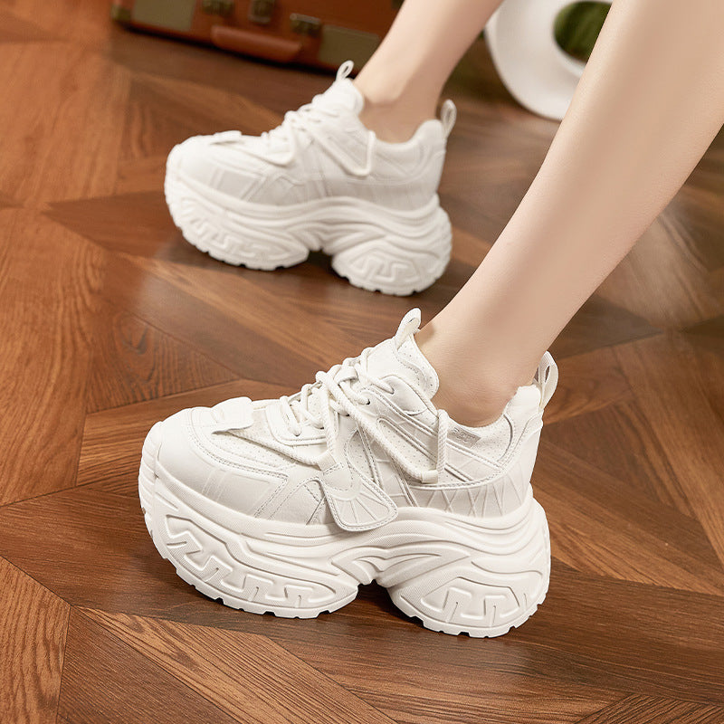 Women's Dad Spring Hidden Retro Rub Colored Women's Sports Shoes