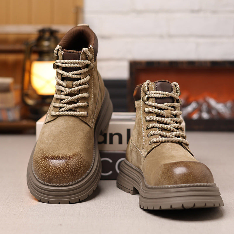 Men's Desert Autumn Worker British Style Outdoor Men's Martin Boots