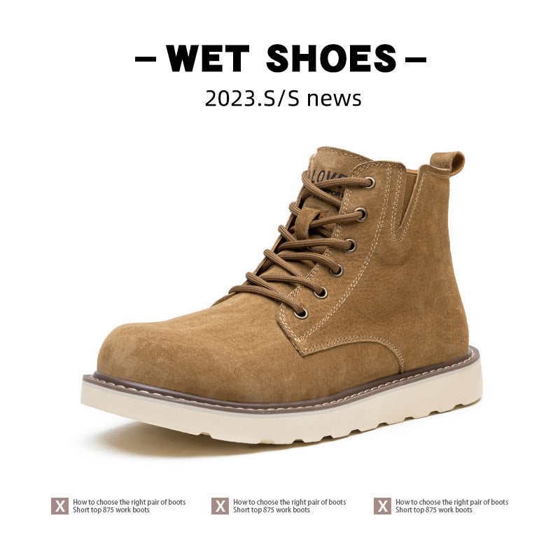 Men's Clothes Plus Size Special Vintage Martin Men's Leather Boots