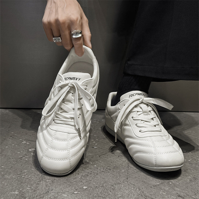 Men's Korean White Summer Sports Outdoor Fashion Men's Casual Leather Shoes