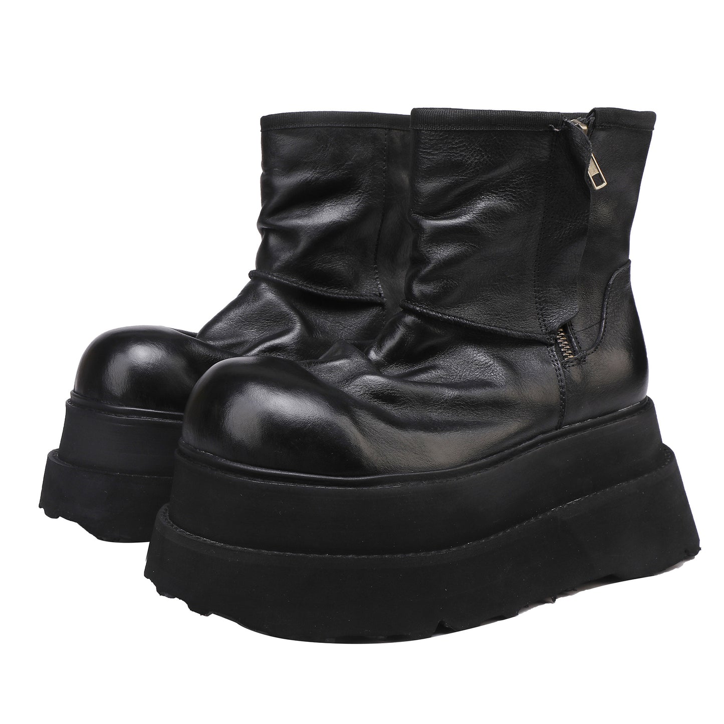 Women's Ankle Soft Light Early Autumn First Layer Cowhide Boots