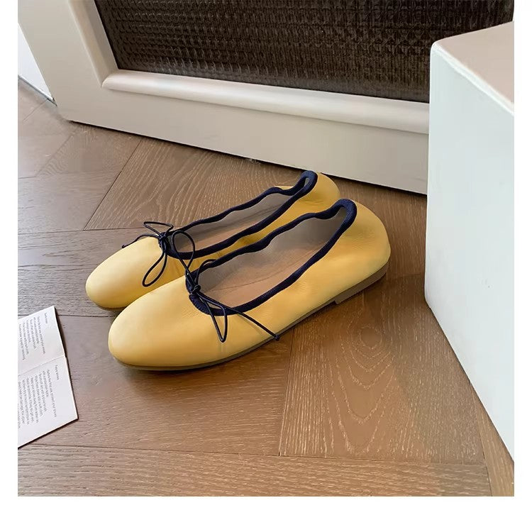 Women's Soft Soled Flats Shallow Mouth Ballet Small Single-layer Women's Fashion Shoes