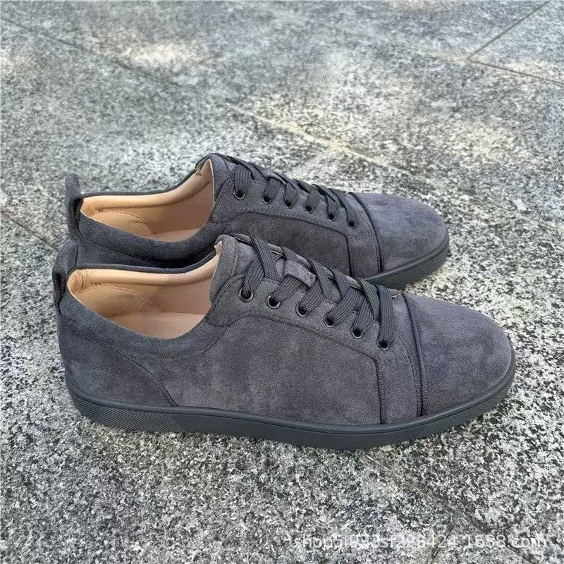 Men's Bottom Low Top Couple Trend Rivet Lace Men's Shoes