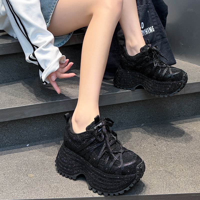 Women's Spring Platform Height Increasing Insole Dad Casual Shoes