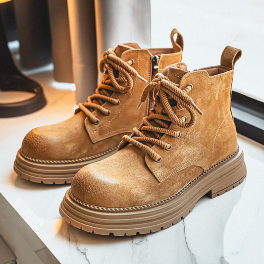 Men's Desert Autumn Couple Worker British Style Men's Martin Boots