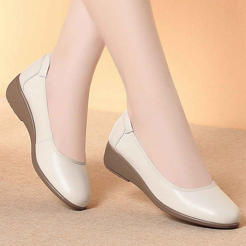 Women's Plus Size Formal Wear Not Tired Feet Leather Shoes