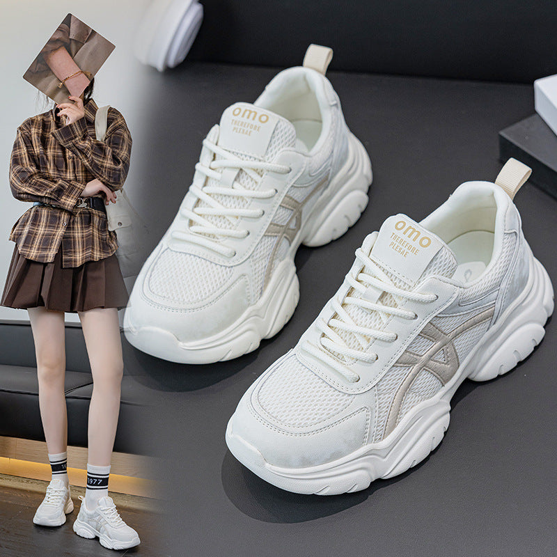 Women's Dad Spring Mesh Breathable Plus Size Men's Shoes