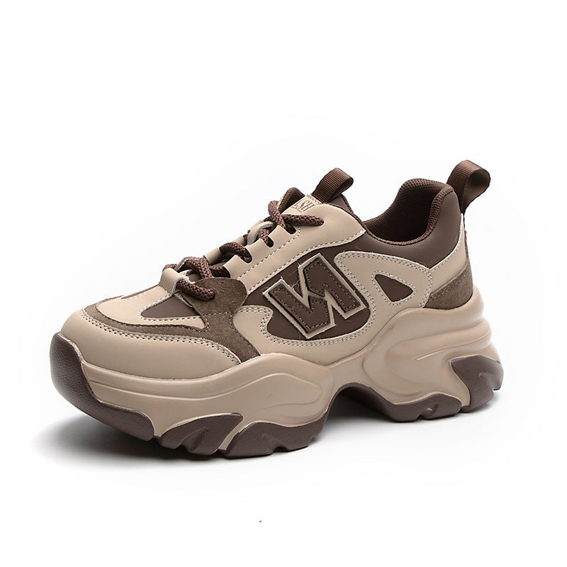 Women's Thick Sole Increased Authentic Clunky Fashion Women's Sports Shoes