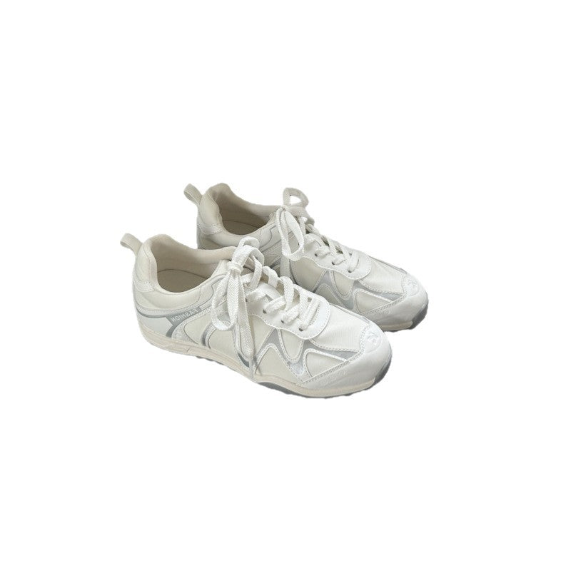 Women's Retro Platform Lace Up Breathable Height Women's Sports Shoes