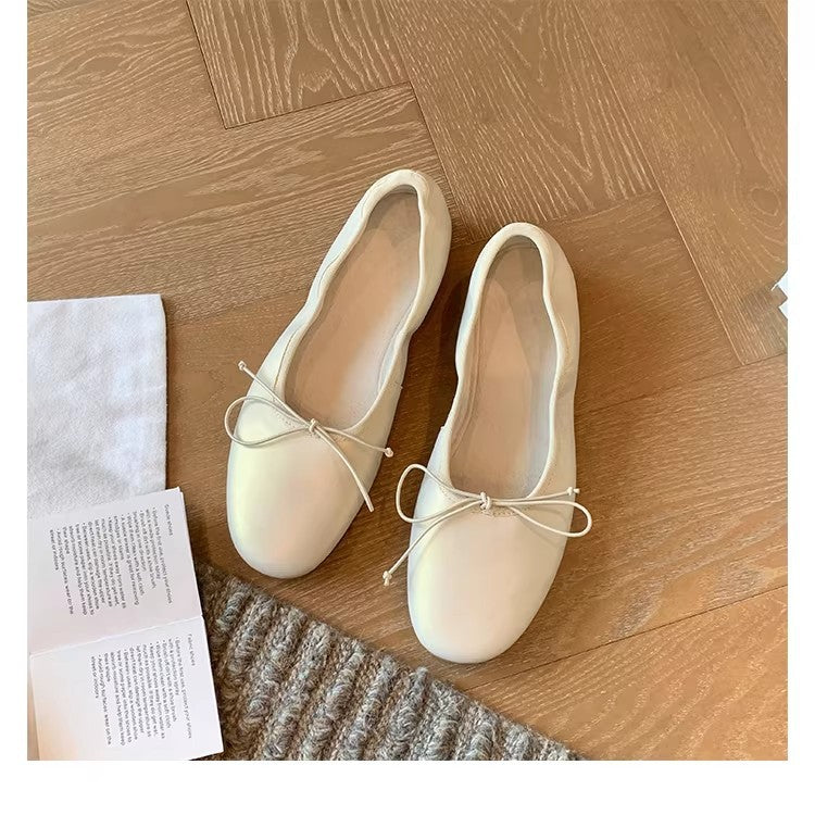 Women's Soft Soled Flats Shallow Mouth Ballet Small Single-layer Women's Fashion Shoes