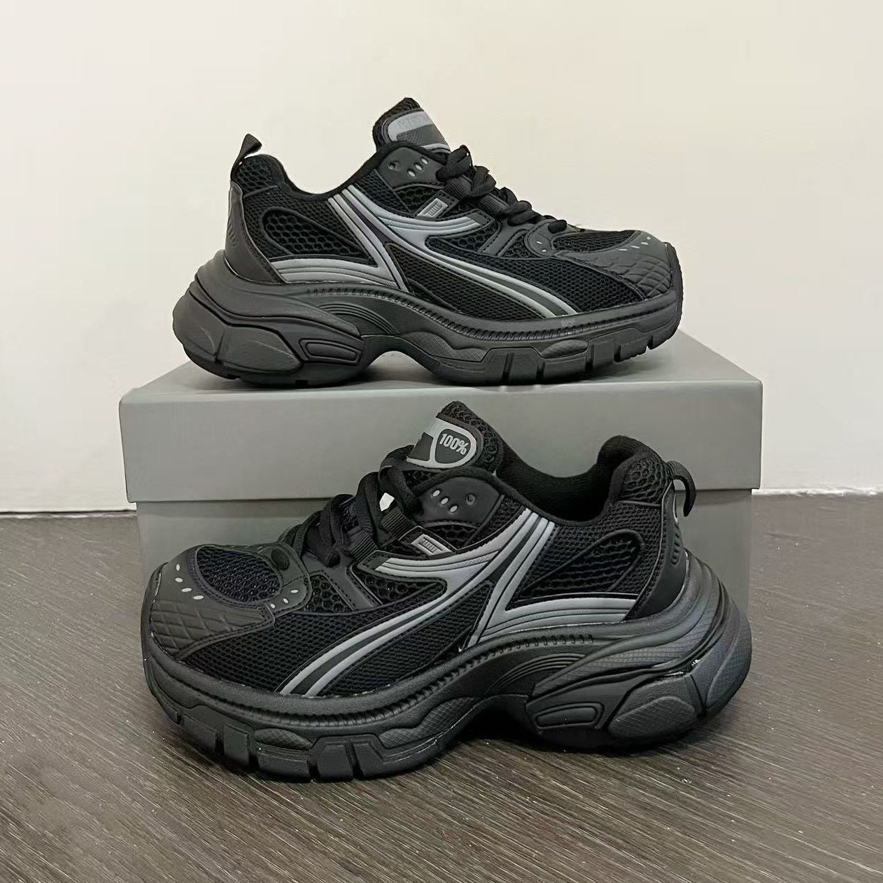 Women's Genuine Clunky Warm Breathable Fashion Leisure Women's Sports Shoes