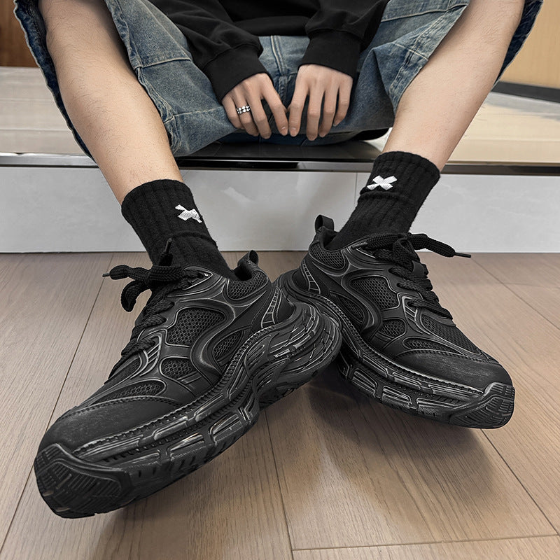 Men's Dad Brushed Mesh Breathable Fashionable Outdoor Casual Shoes