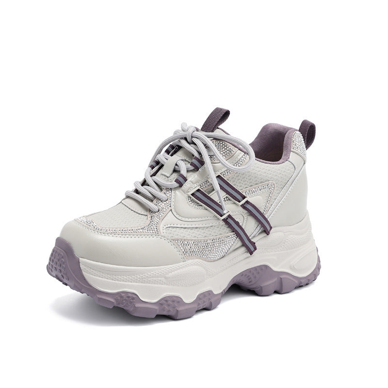 Stylish Live Mesh Breathable Platform Dad Sports Casual Shoes