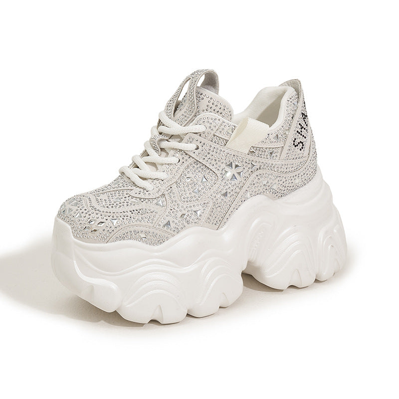 Women's Height Increasing Insole Dad Spring Platform Women's Sports Shoes