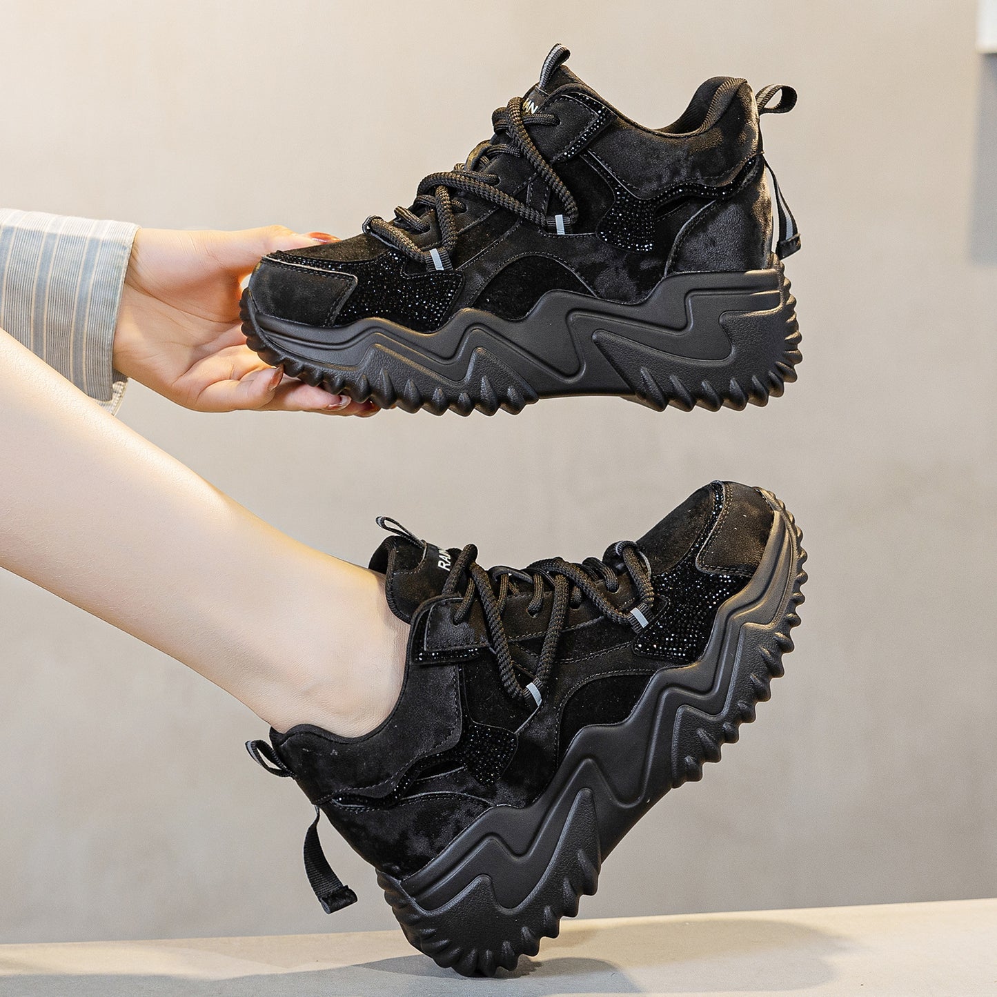 Live Broadcast Online Ing Double Source Sports Casual Shoes