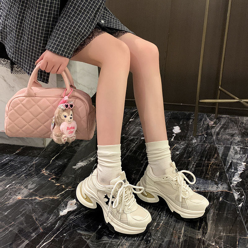 Women's Raise The Bottom Dad Spring Mesh Breathable Sneakers