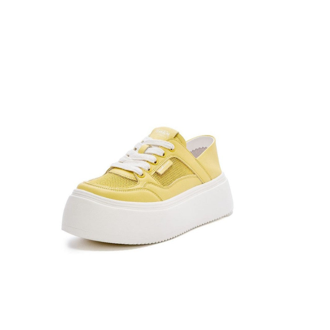 Women's Thick Bottom Breathable White Summer Thin Lightweight Soft Sole Fashion Women's Casual Shoes