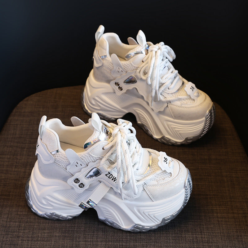 Women's Small Platform Height Increasing Insole Super Casual Shoes