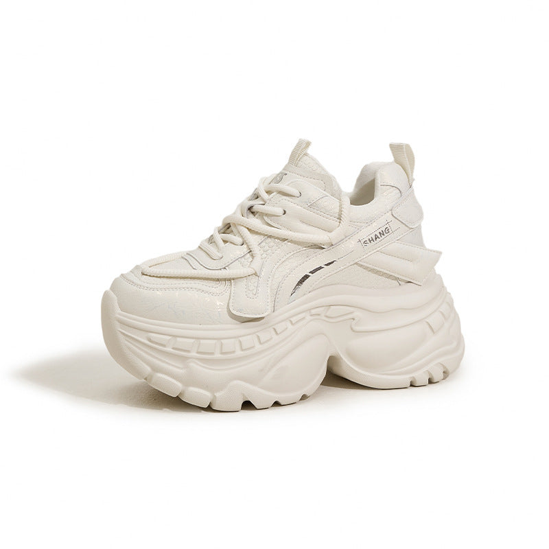 Women's Dad Fashionable Cool Thick Bottom Small Height Increasing Women's Sports Shoes