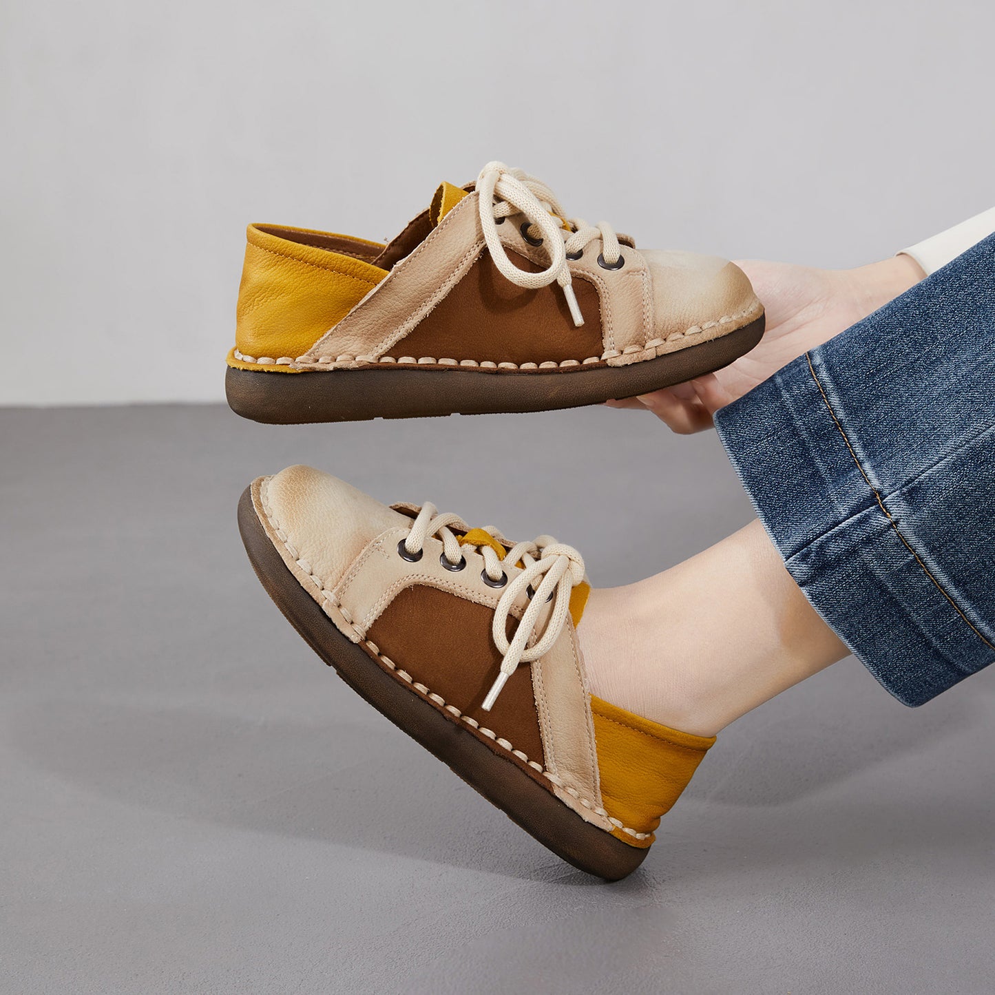 Women's Genuine Big Toe Ugly Cute Soft Women's Casual Shoes