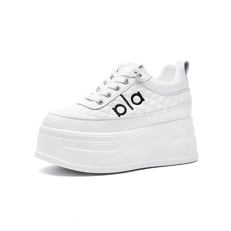 Women's Spring Thick Bottom White Comfortable Sports Women's Shoes