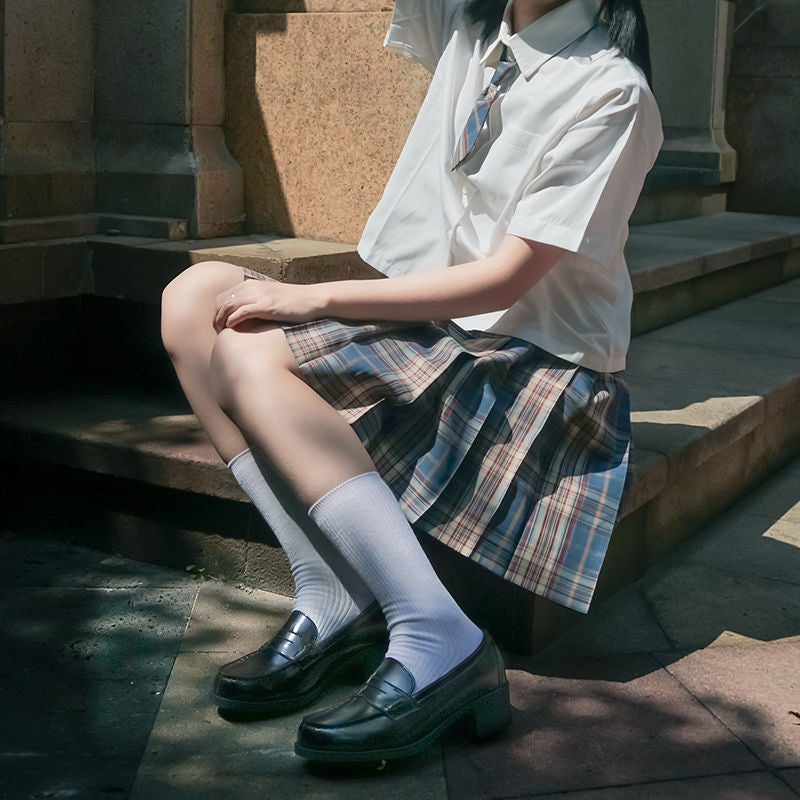 Style Preppy Uniform Middle Female British Women's Fashion Shoes