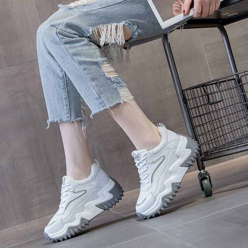 Women's Platform Height Increasing Insole Dad Women's Sports Shoes