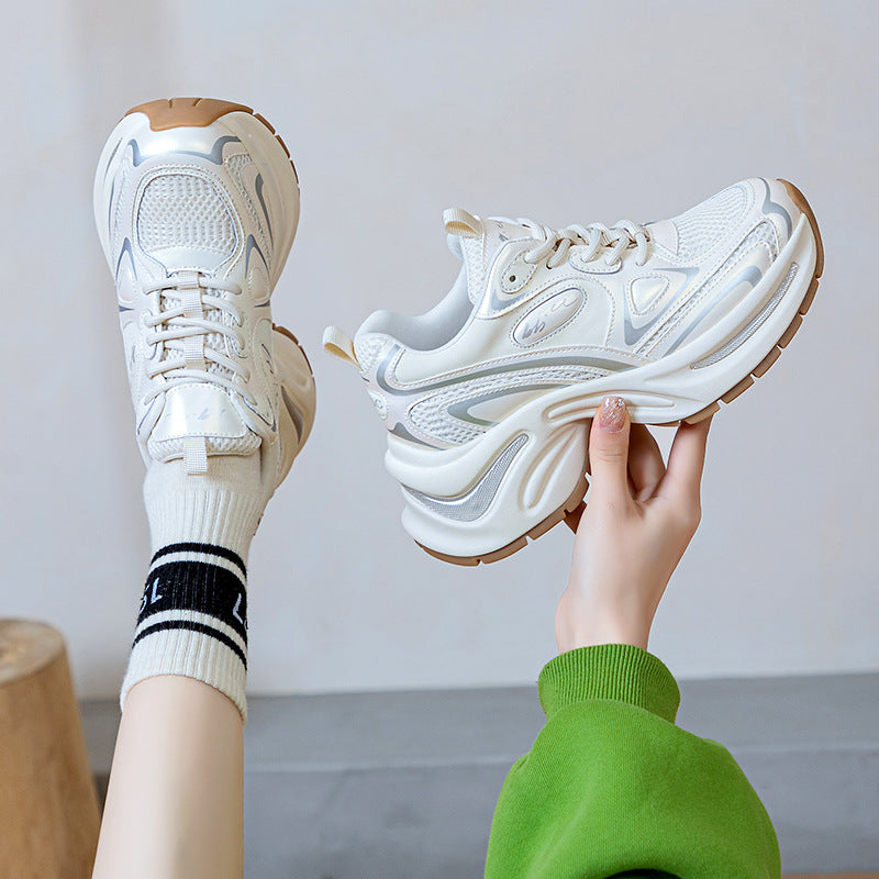 Classy Women's Thick-soled Sier Dad Korean Women's Sports Shoes