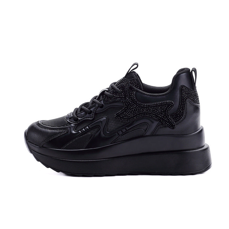 Women's Bottom Height Increasing Insole Fashion Exercise Men's Shoes