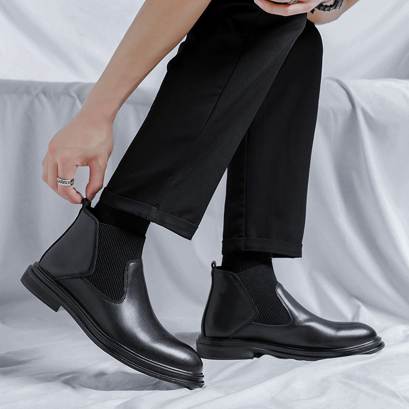 Men's Martin British Style Chelsea Smoke Pipe Boots