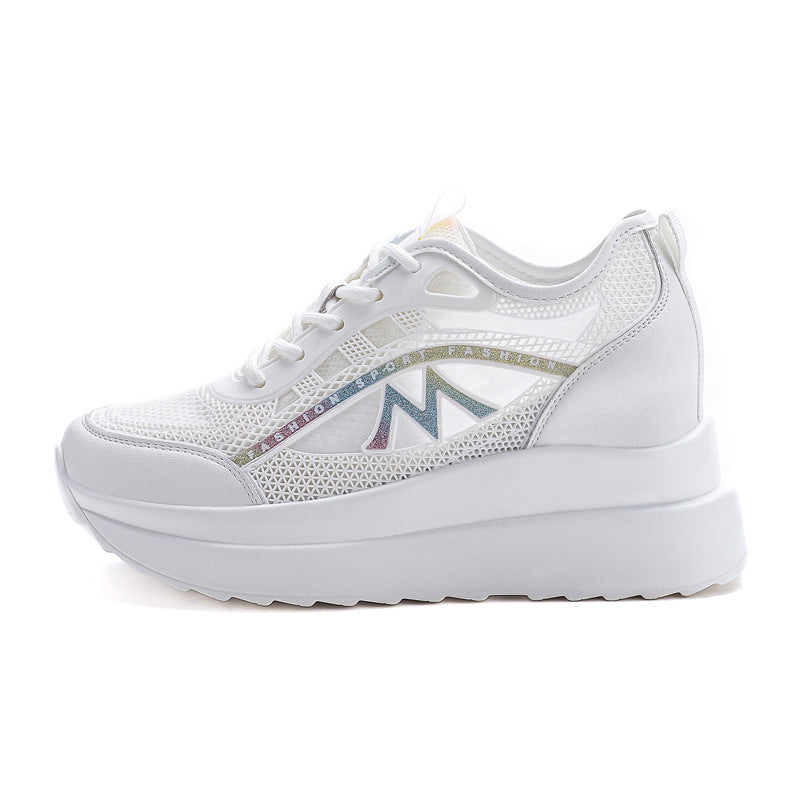 Women's Hollow Mesh Breathable Running Soft Bottom Casual Shoes