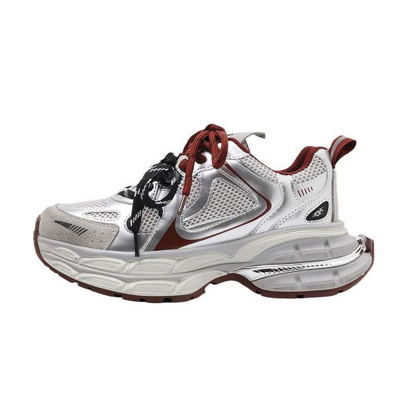 Women's Paris Dad Platform Lightweight Sier Slimming Women's Sports Shoes