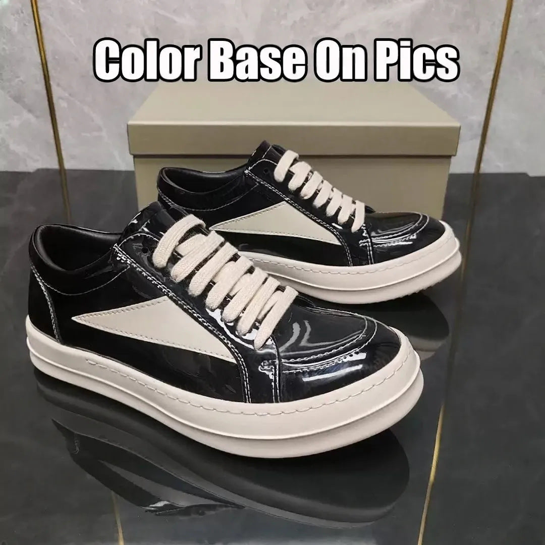 Platform Height Increasing Round Toe High Version Comfortable Casual Shoes