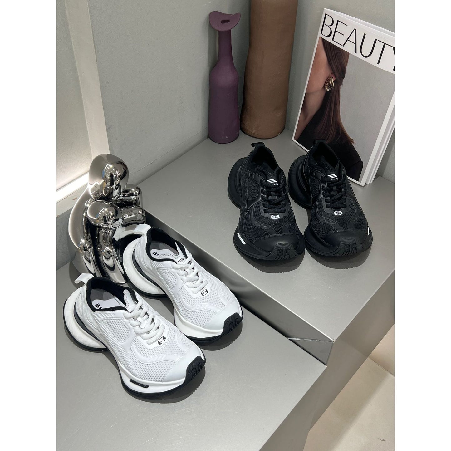 Women's Fried Street Style Dad Spring Genuine Sports Casual Shoes