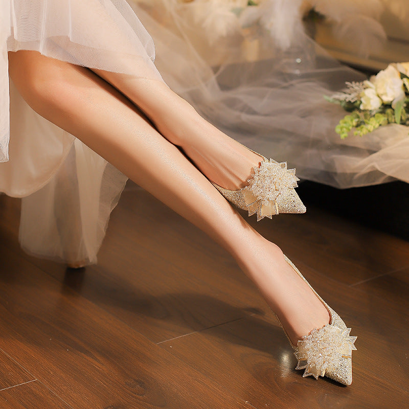 Women's Main Wedding Dress Not Tired Feet Heels