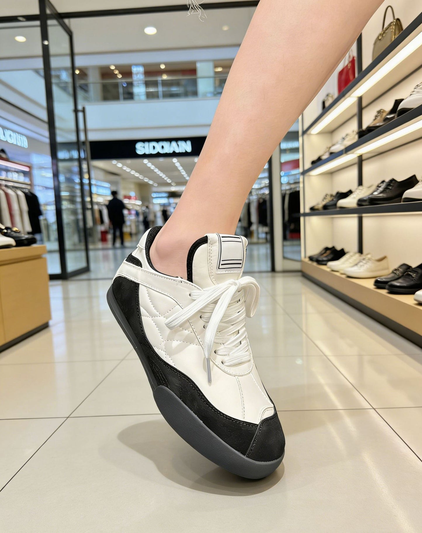 Women's Up Breathable German Training Round Toe Comfortable Women's Shoes