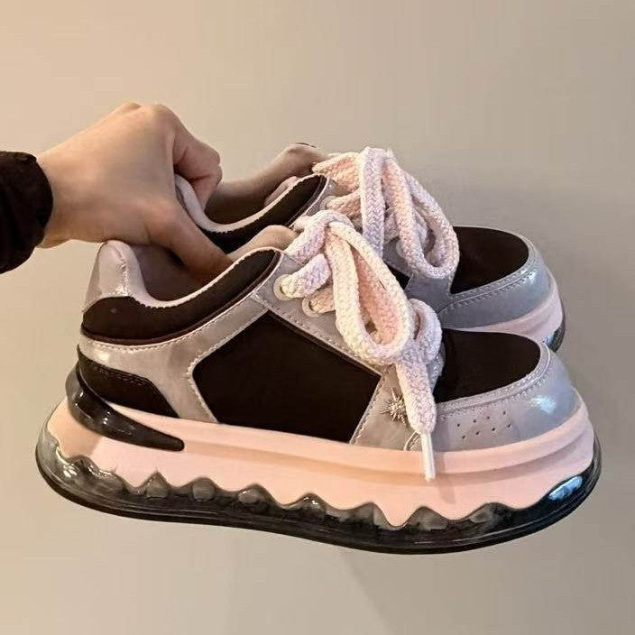 Spring Versatile Platform Increased Light Luxury Air Women's Sports Shoes