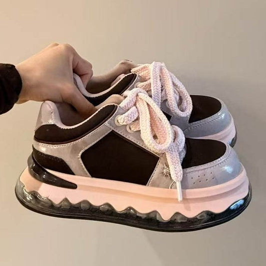 Spring Versatile Platform Increased Light Luxury Air Women's Sports Shoes