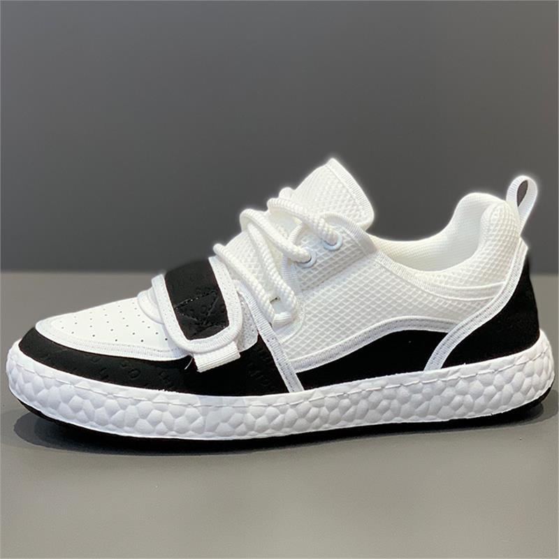 Men's Tide Breathable White Korean Trendy Fashion Joker Lightweight Men's Sports Shoes
