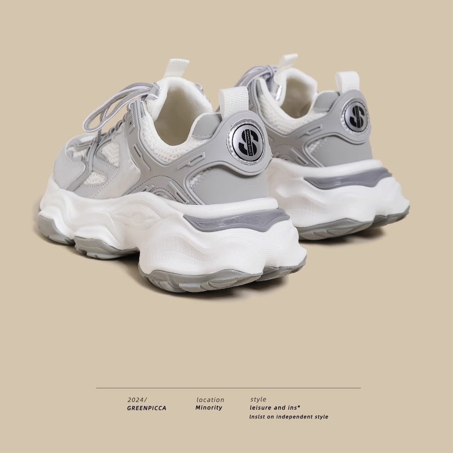 Dad Female Raise The Bottom Spring Super Hot Fried Street Sports Casual Shoes