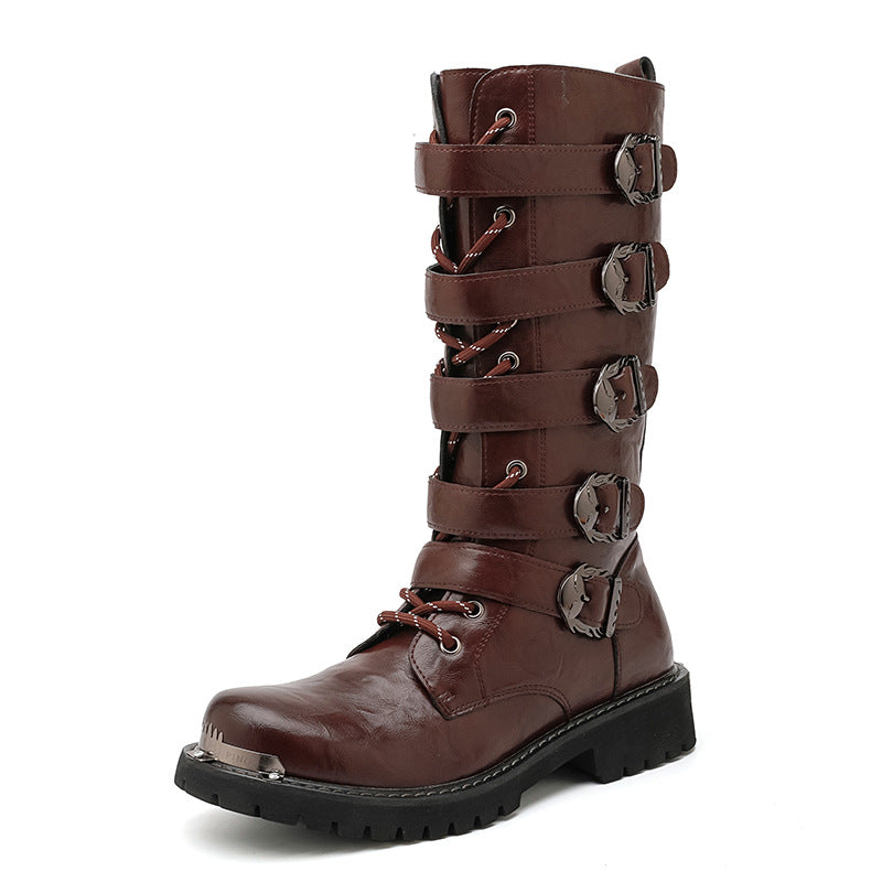 Men's Four National Fashion Tough Man Martin Plus Size Palace Style Men's Shoes