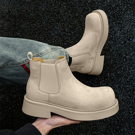 Men's Chelsea British Style Retro Big Toe Men's Martin Boots