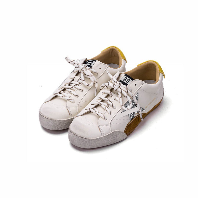 Women's Distressed Little Dirty Korean Style White Women's Casual Shoes