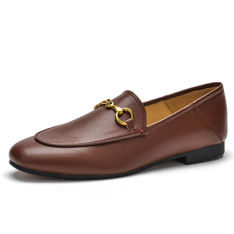 Women's Buckle Flat Slip-on Authentic Pumps Plus Loafers