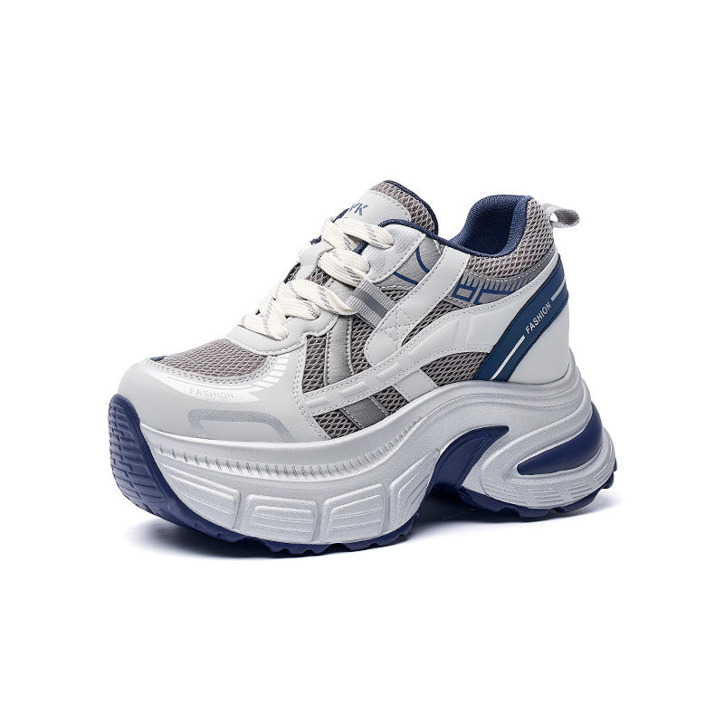 Women's Bottom Heightened Daddy Outer Wear Spring Sports Casual Shoes