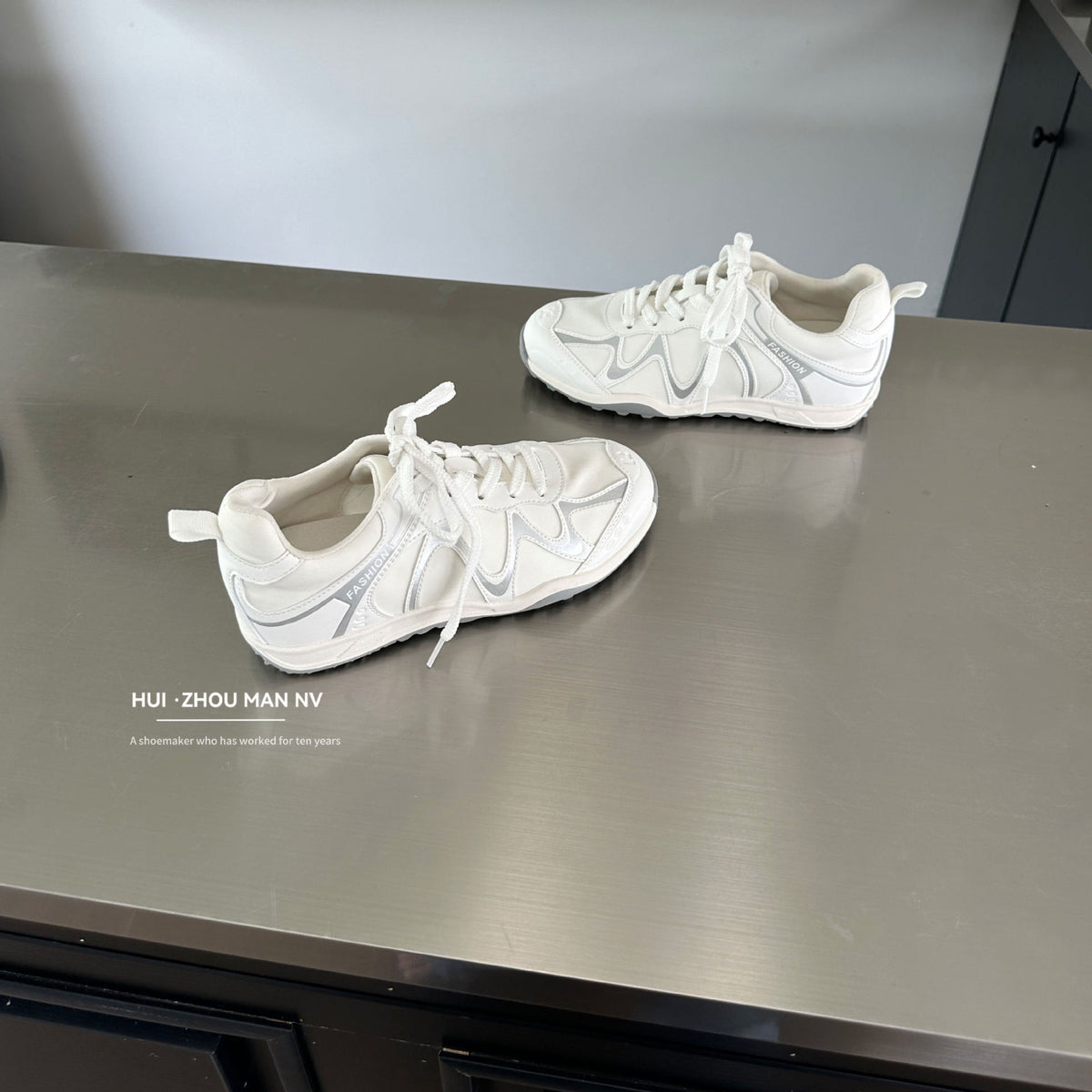 Women's Retro Platform Lace Up Breathable Height Women's Sports Shoes
