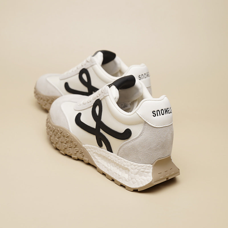 Women's Height Increasing Insole German Training Spring Versatile Thick-soled Sports Casual Shoes