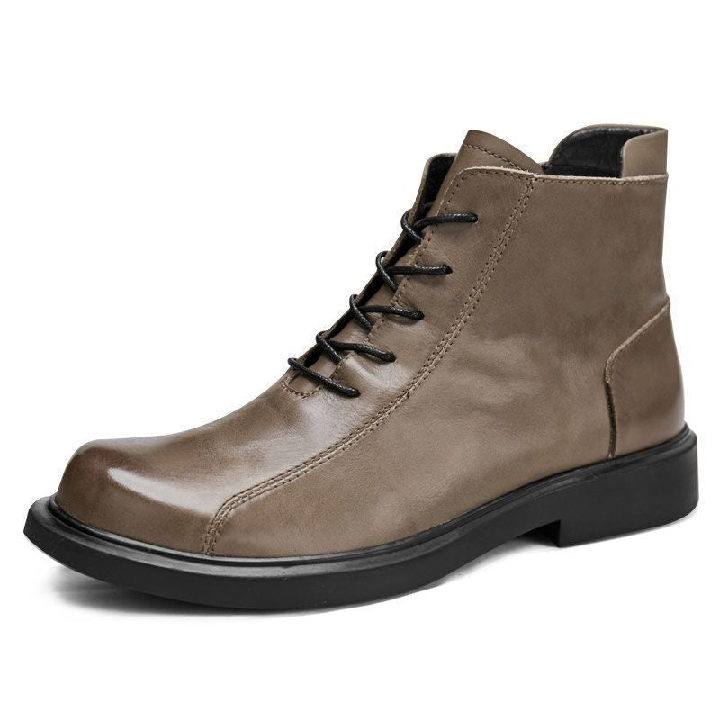 Men's High Top Wild Round Toe Outdoor Veet Boots