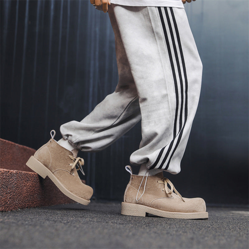 Men's Worker Retro Trendy Versatile Outdoor Men's Martin Boots