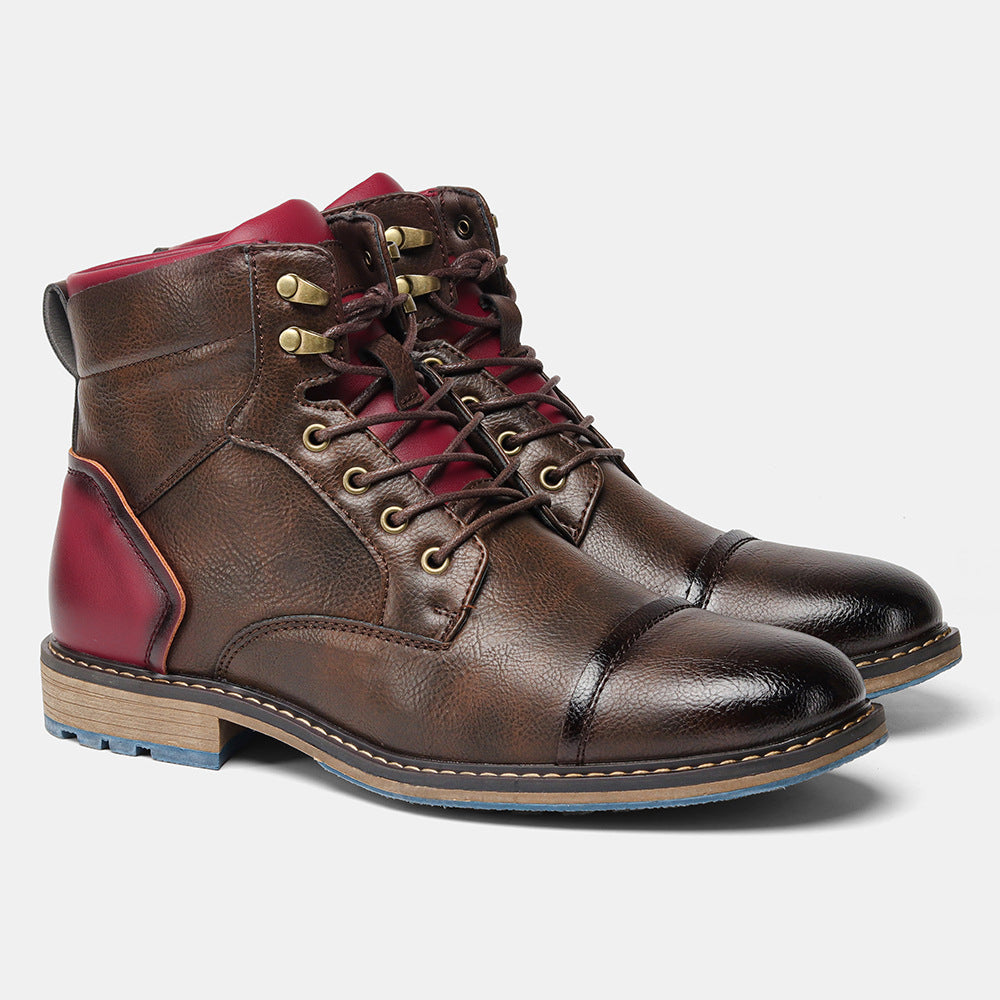 Men's Plus Size Single Fashion Ankle Martin Boots